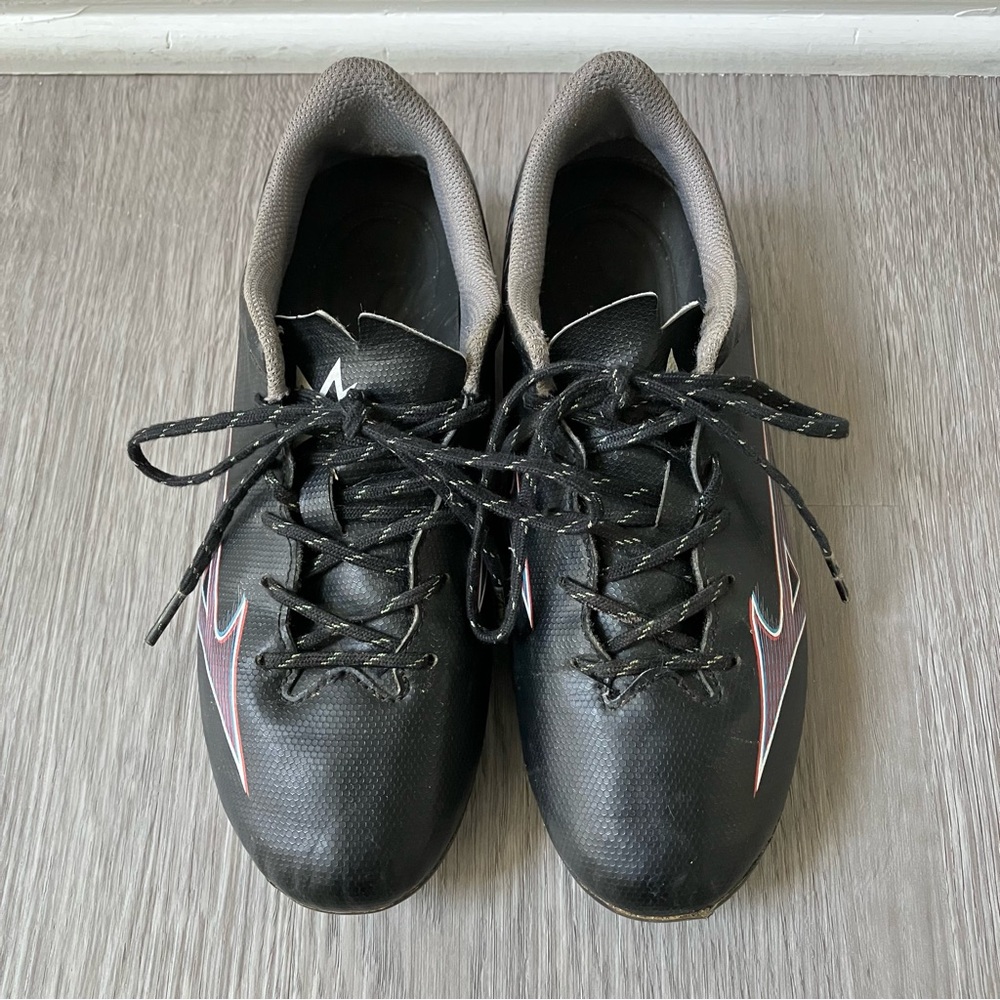 Mizuno Alpha Select Junior FG Soccer Cleats Kids Size 4.5 Black Firm Ground - Picture 3 of 11